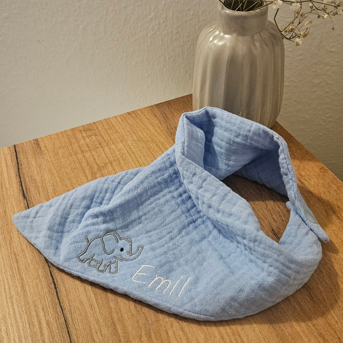 Baby-Dreieckstuch aus Musselin