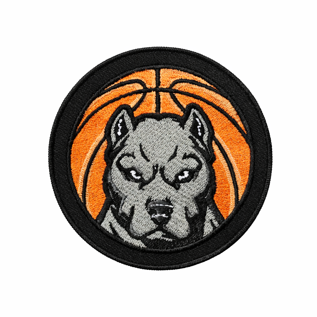 Individueller Basketball-Patch nach Vereinslogo