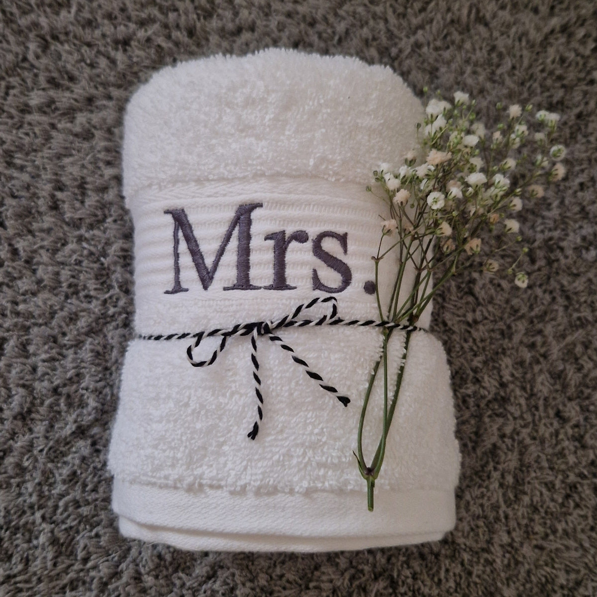Handtuch-Set „Mr & Mrs“