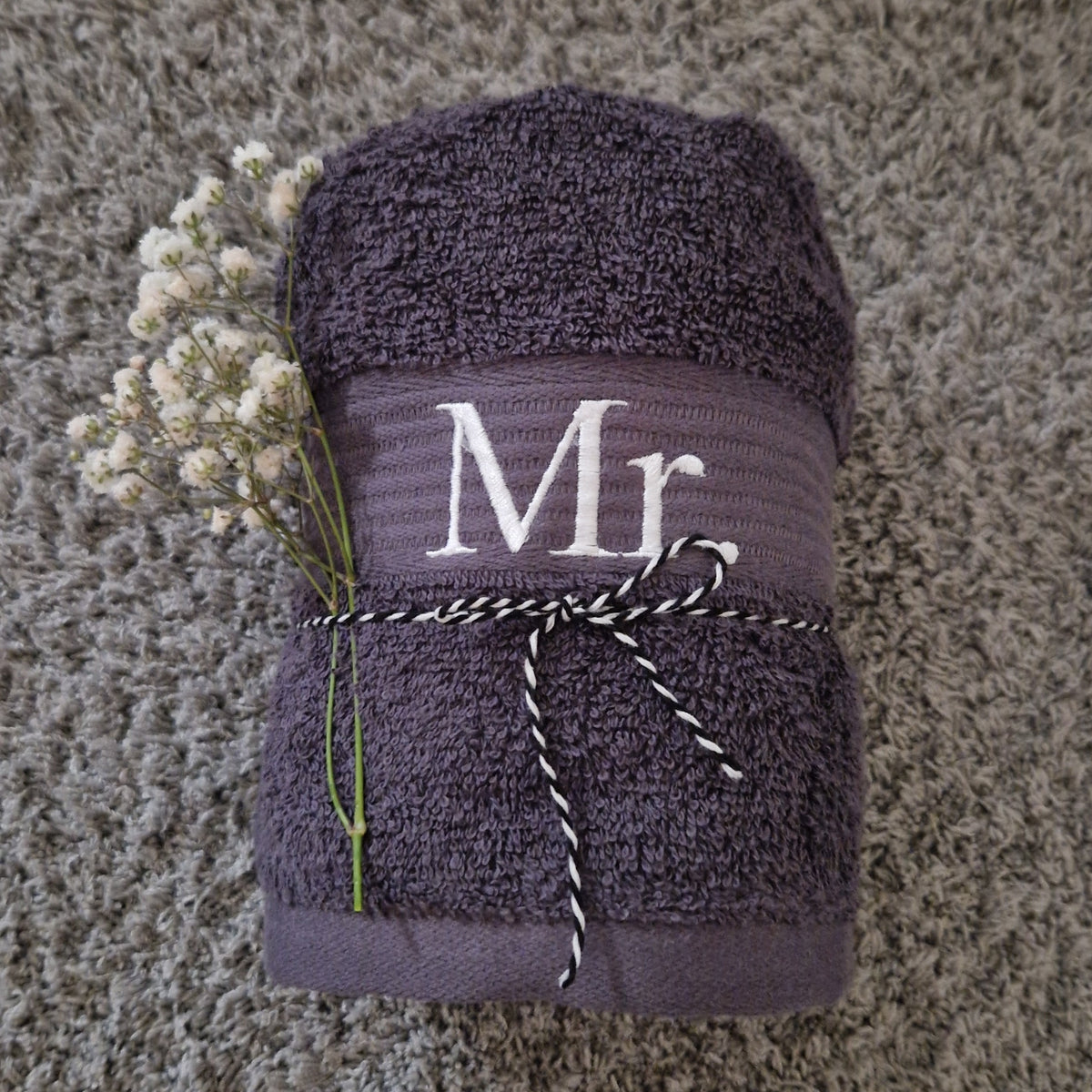Handtuch-Set „Mr & Mrs“